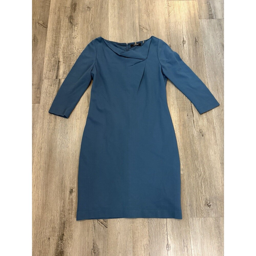 Elie Tahari Sz 8 Women's Dress Nordstrom Teal Midi Classic